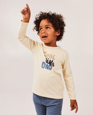 T-shirts - T-shirt &agrave; manches longues avec une inscription, 2-7&nbsp;ans