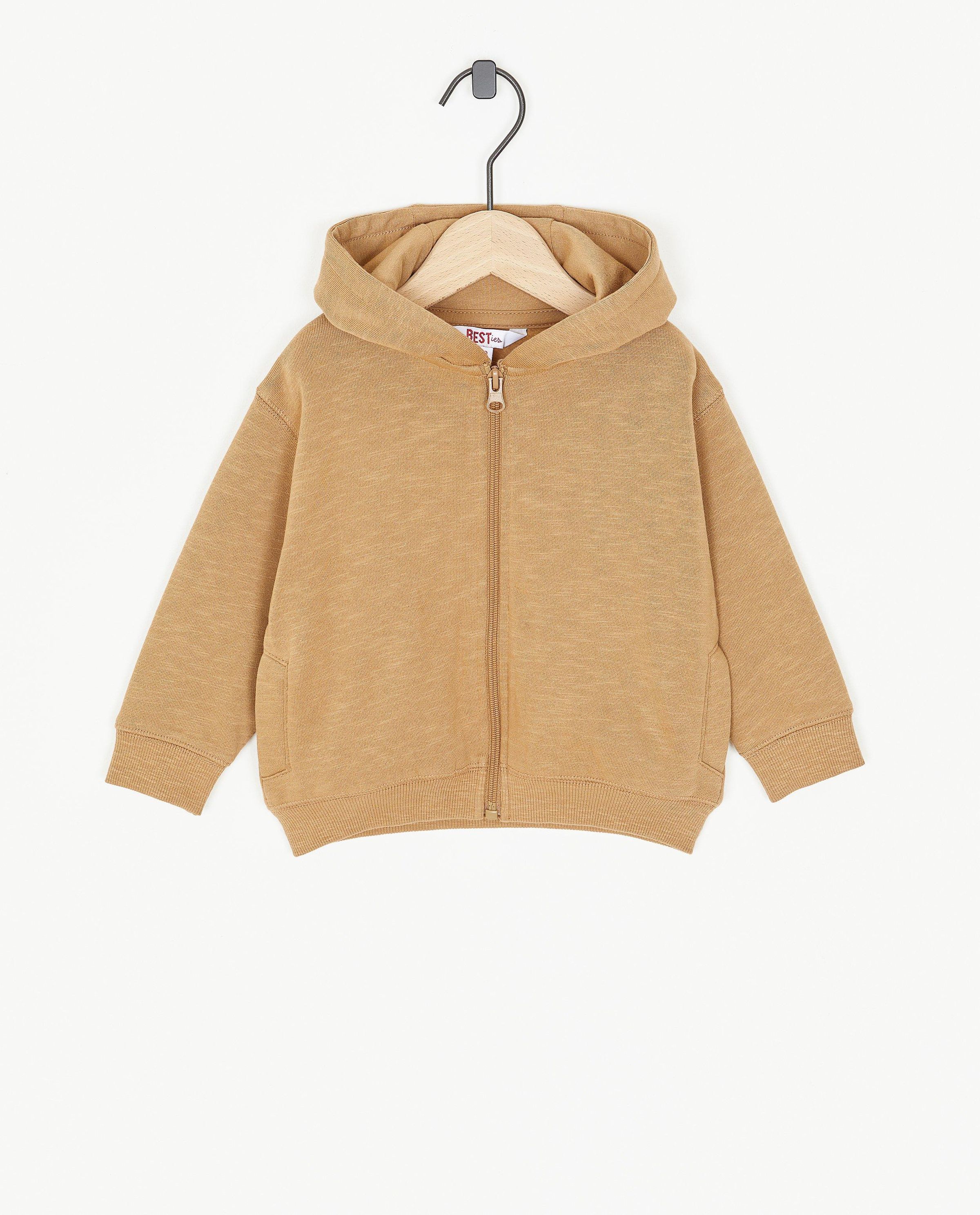 Gilet molletonn&eacute; bleu fonc&eacute;, b&eacute;b&eacute;s - Besties