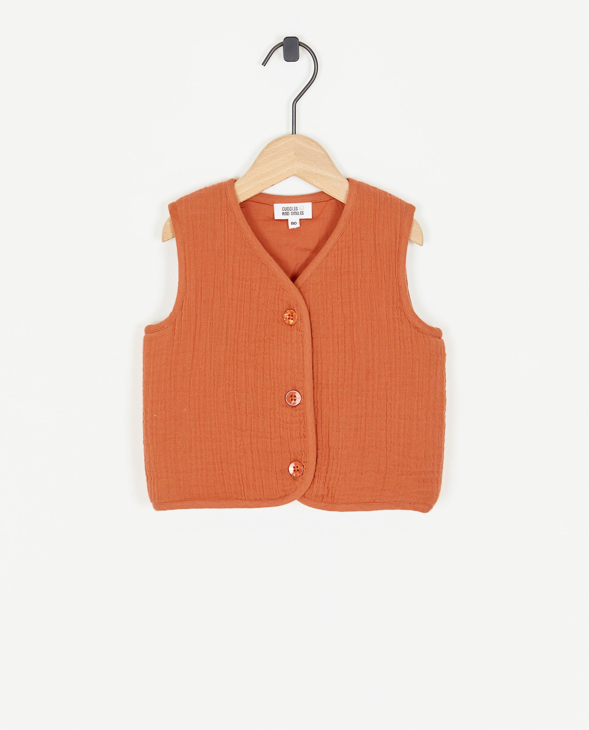 Oranje gilet van tetra - Cuddles and Smiles