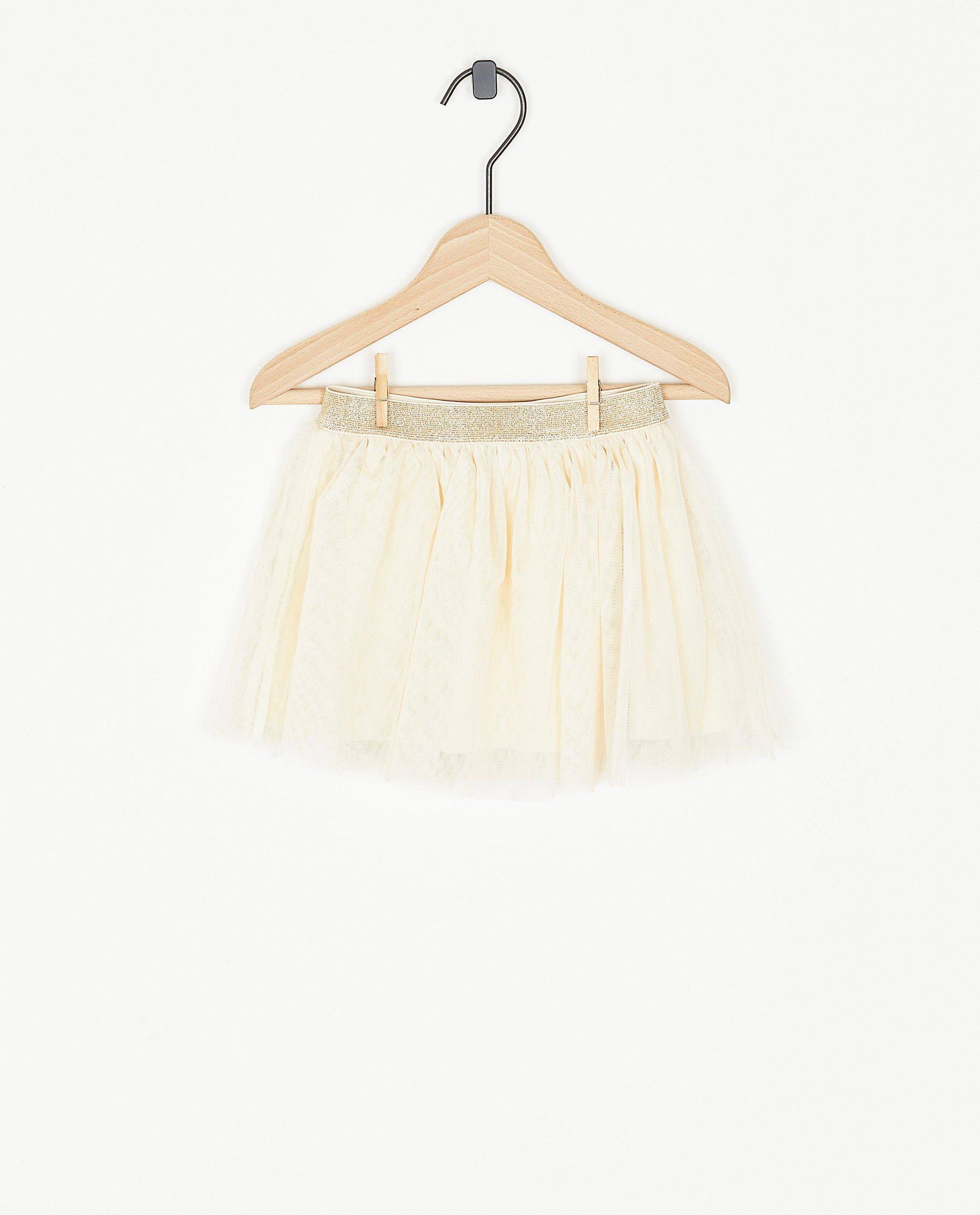Jupe beige avec du tulle - Cuddles and Smiles