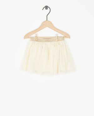 Jupe beige avec du tulle - Cuddles and Smiles
