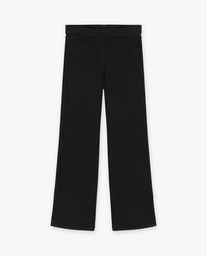 Jeans - Zwarte jegging, straight fit