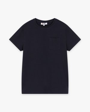 T-shirts - T-shirt bleu fonc&eacute;