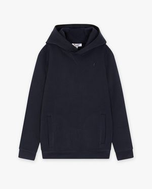Sweats - Hoodie bleu fonc&eacute;