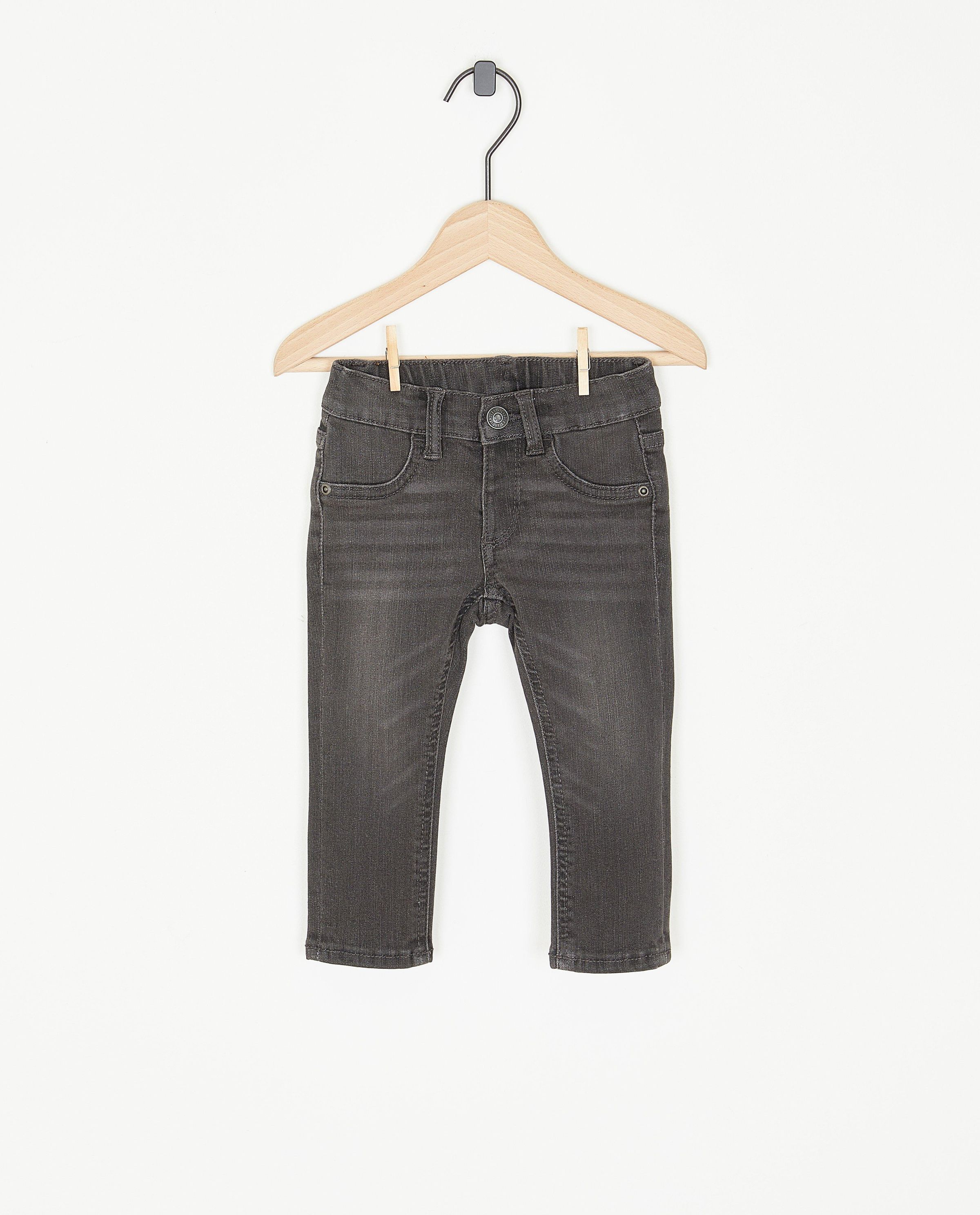 Donkergrijze jeans, regular fit - Cuddles and Smiles