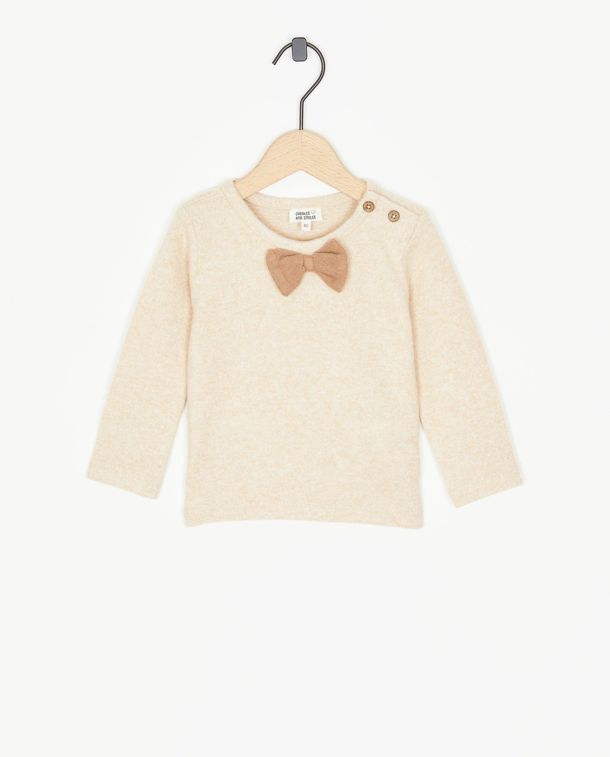 T-shirt &agrave; manches longues avec n&oelig;ud, F&ecirc;te - Cuddles and Smiles