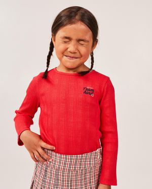 T-shirts - Longsleeve met rib