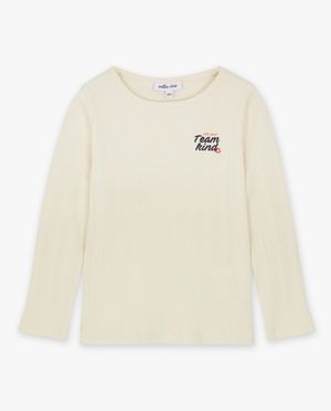 T-shirts - Longsleeve met rib