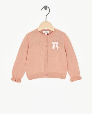 Cardigan rose, F&ecirc;te - Cuddles and Smiles