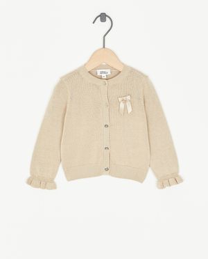Cardigan avec fil m&eacute;tallis&eacute;, F&ecirc;te - Cuddles and Smiles