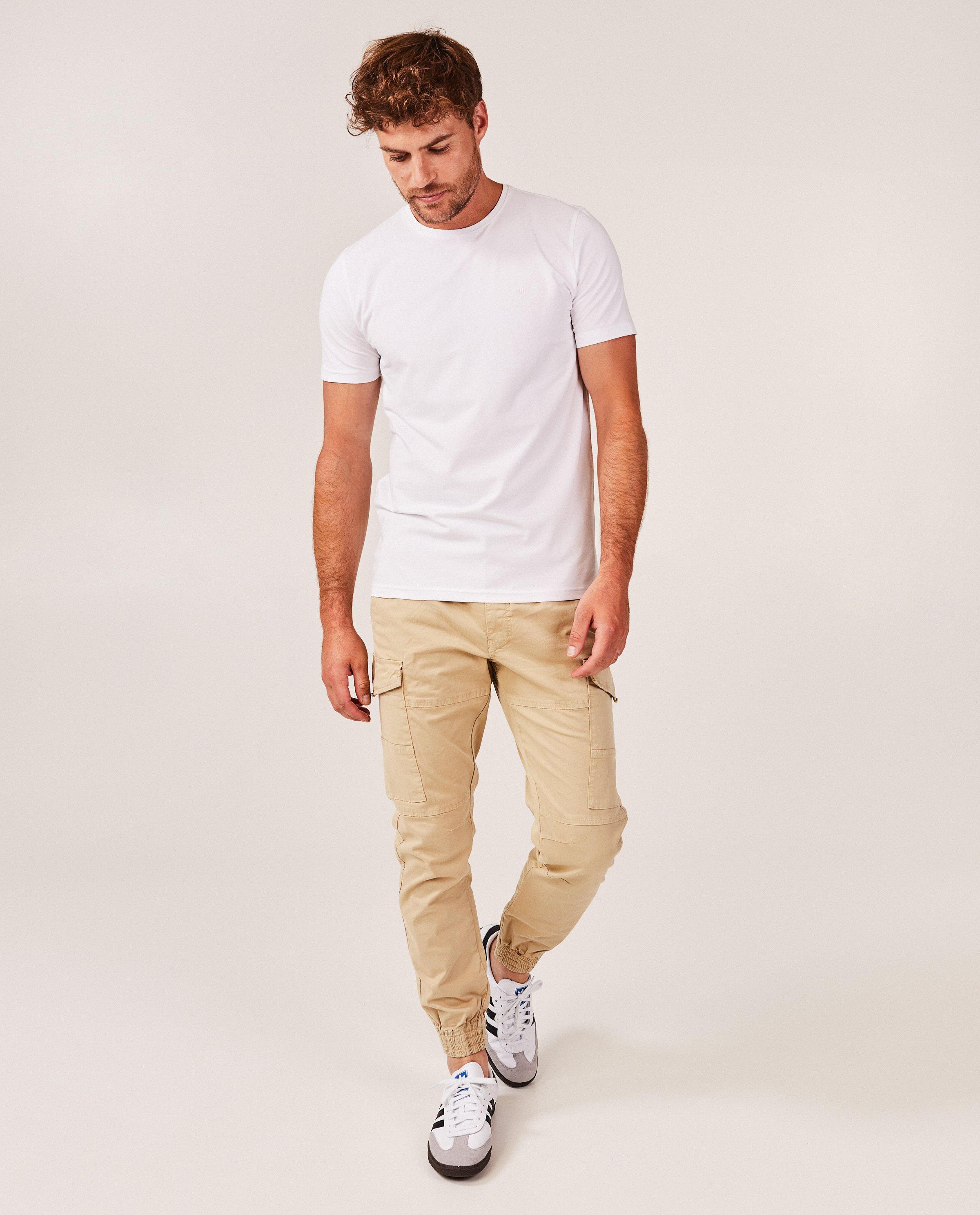 Donkerblauwe broek, cargo fit - Quarterback