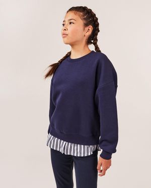 Sweats - Sweat bleu fonc&eacute;