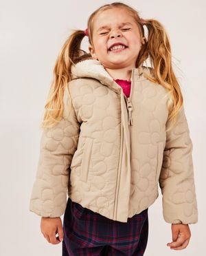 Teddys - Veste avec motif fleuri piqu&eacute;