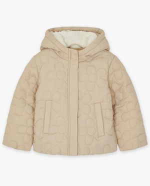 Teddys - Veste avec motif fleuri piqu&eacute;