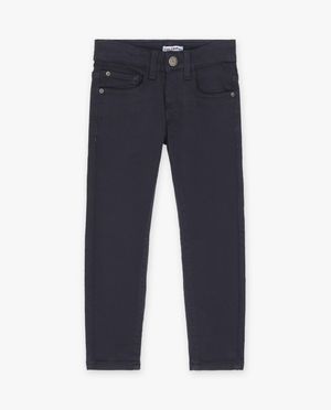 Pantalons - Pantalon bleu fonc&eacute;, slim fit