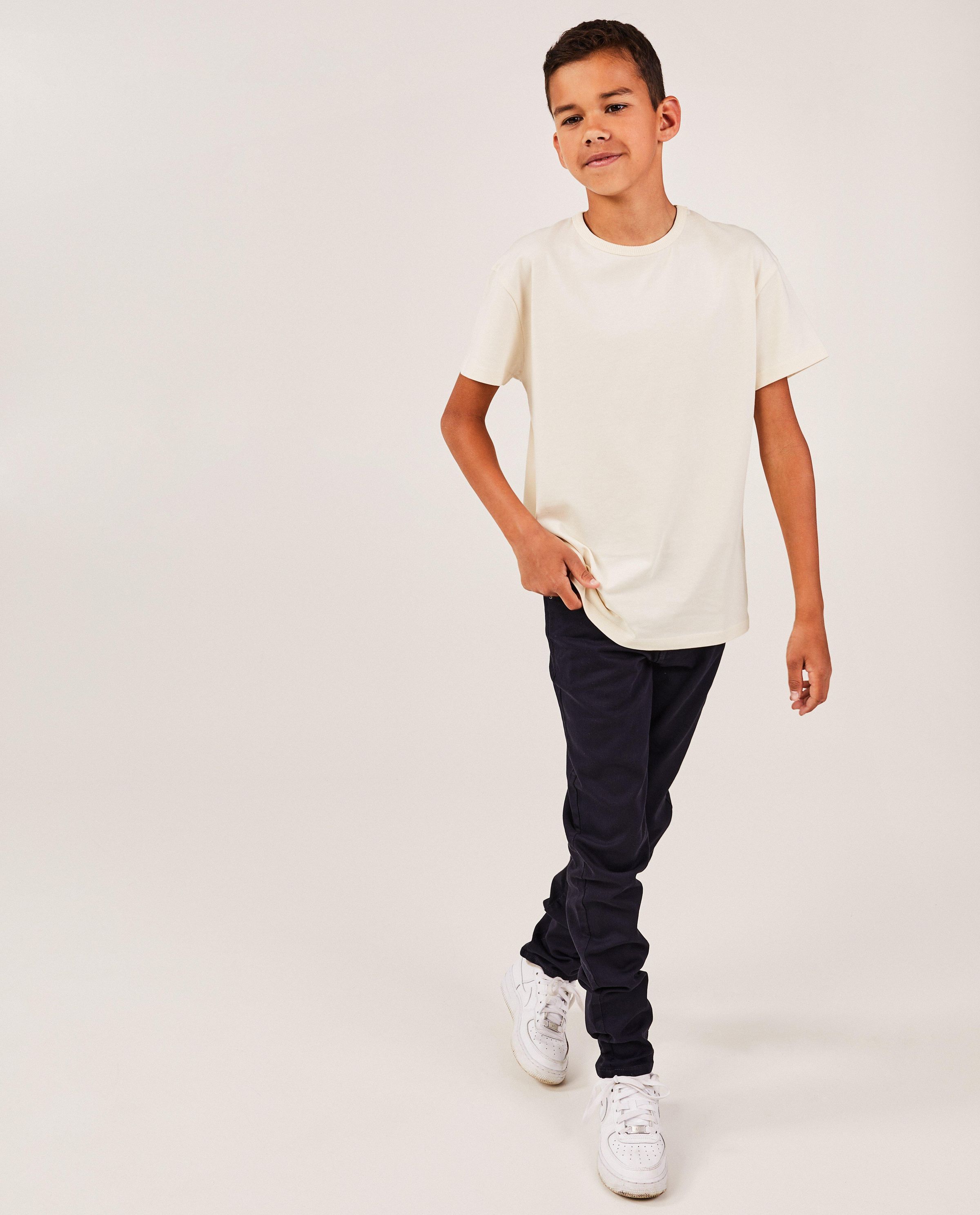 Donkerblauwe broek, slim fit - Fish & Chips