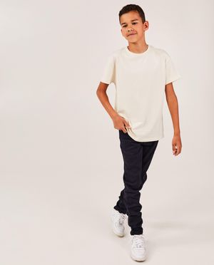Donkerblauwe broek, slim fit - Fish & Chips