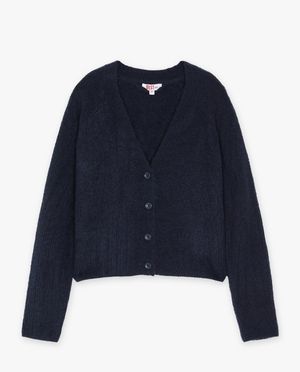 Cardigans - Cardigan bleu fonc&eacute;