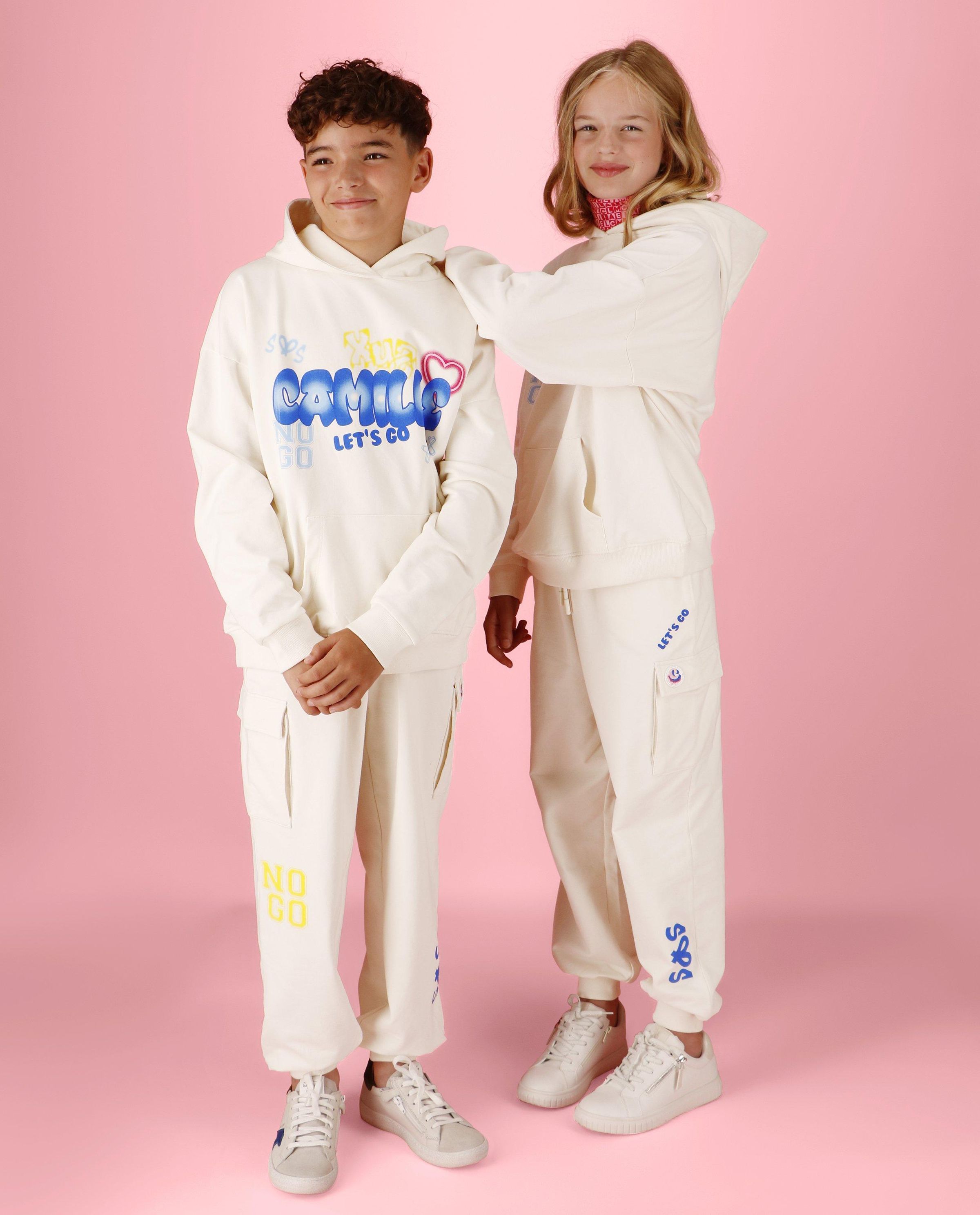 Unisex joggingbroek, cargo fit, 4-14 jaar - CAMILLE x JBC