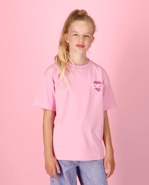 T-shirt unisex &agrave; inscription, 4-14 ans - CAMILLE x JBC