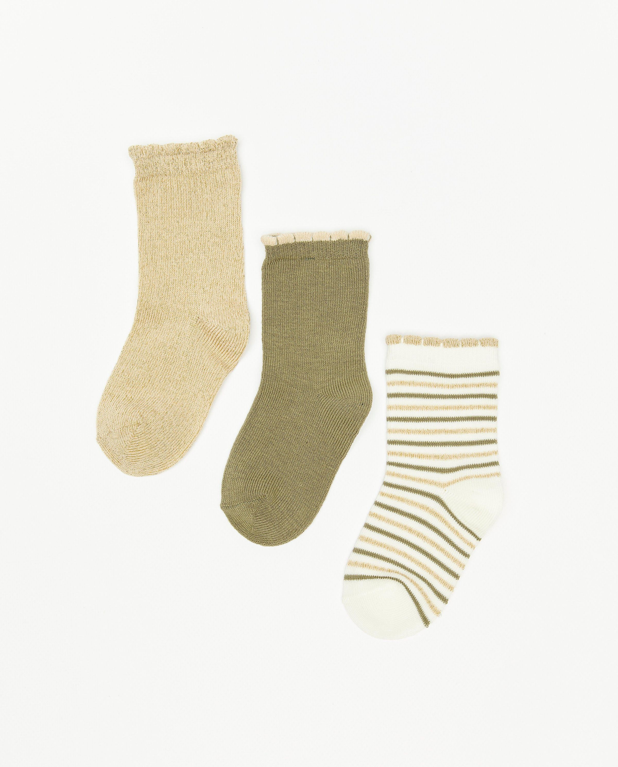 Lot de 3&nbsp;paires de chaussettes pour b&eacute;b&eacute;s - Cuddles and Smiles