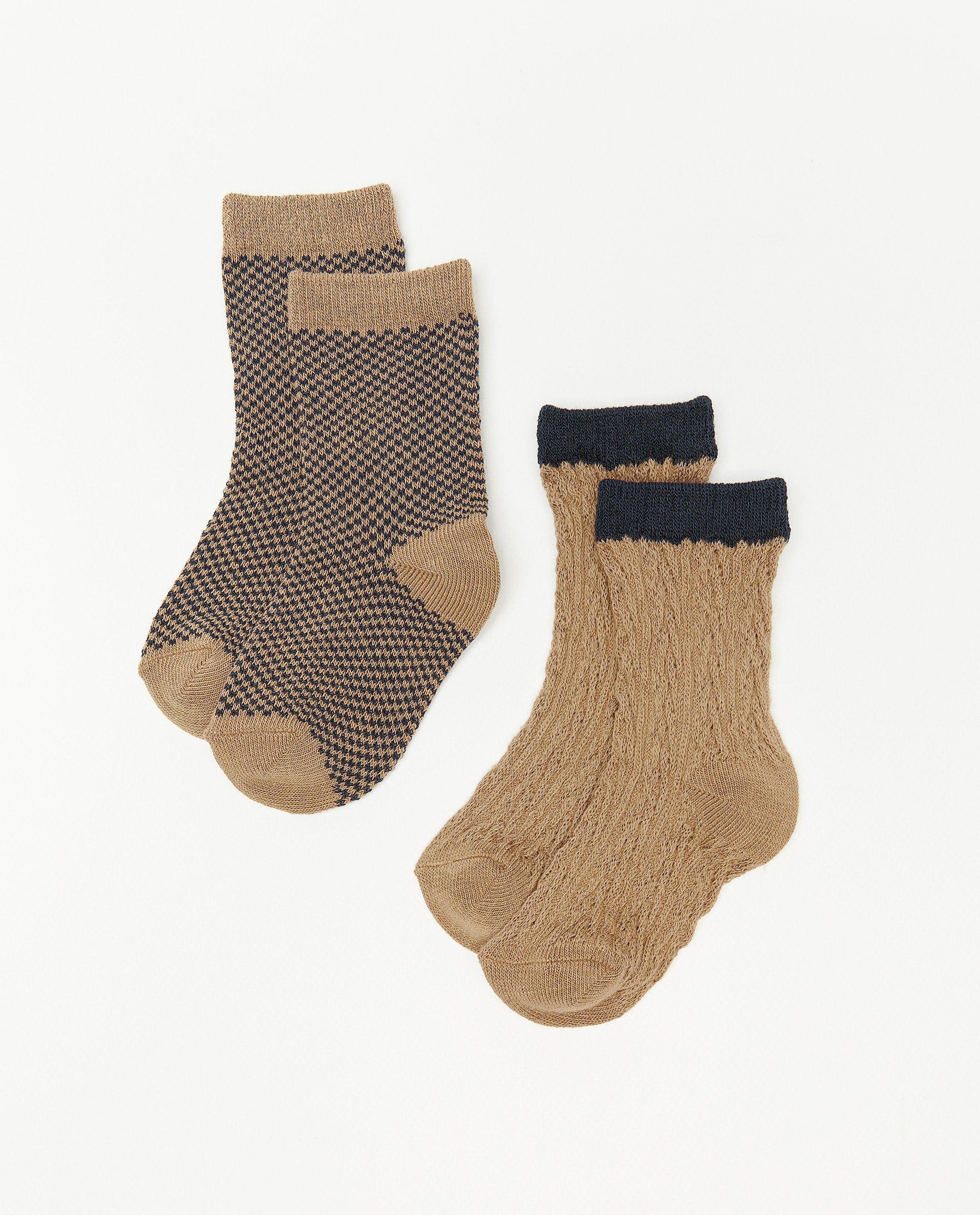 Lot de 2&nbsp;paires de chaussettes pour b&eacute;b&eacute;s - Cuddles and Smiles