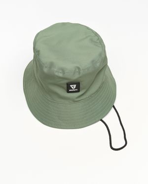 Breigoed - Zwart vissershoedje met patch