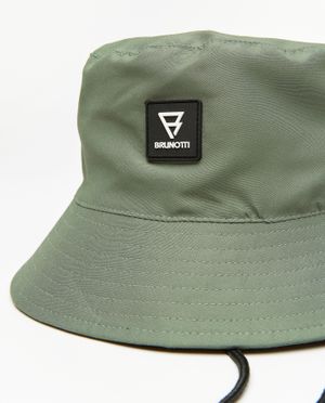 Breigoed - Zwart vissershoedje met patch