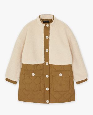 Winterjassen - Quilted jas met teddy
