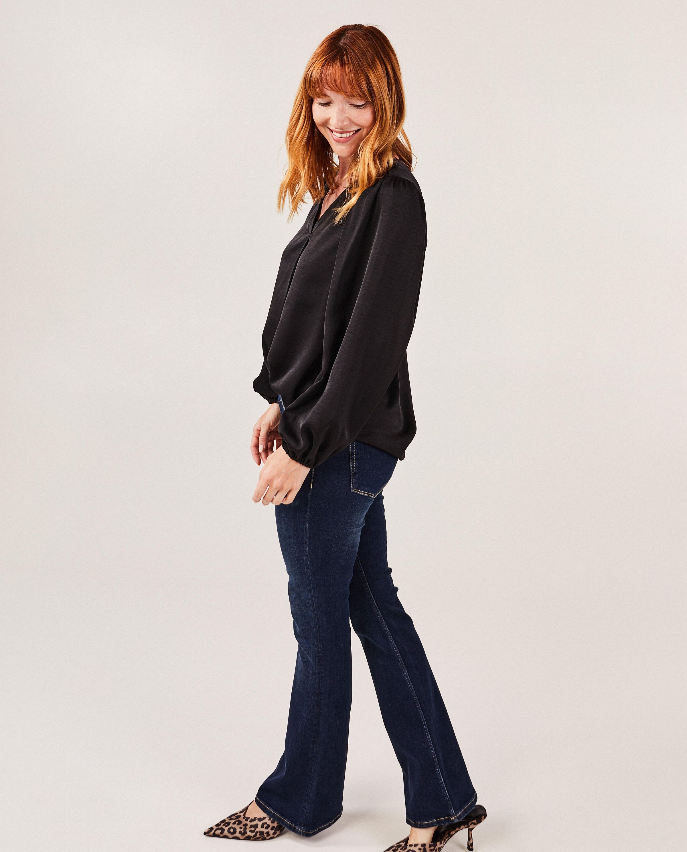 Blauwe jeans, bootcut fit - Sora