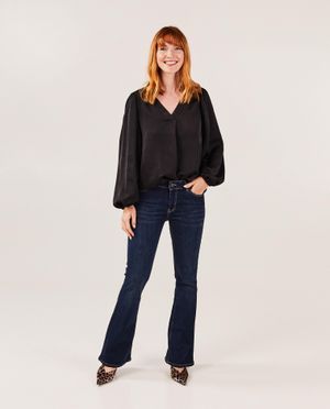Jeans - Blauwe jeans, bootcut fit