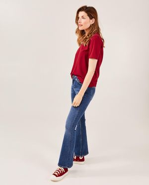 Jeans - Blauwe jeans, bootcut fit