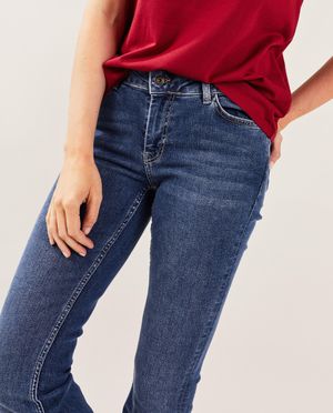 Jeans - Blauwe jeans, bootcut fit