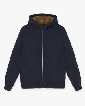 Poncho's en teddy's - Donkerblauwe jas
