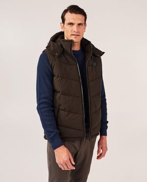 Poncho's en teddy's - Donkergroene bodywarmer