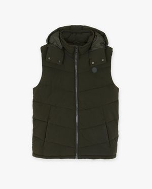 Poncho's en teddy's - Donkergroene bodywarmer