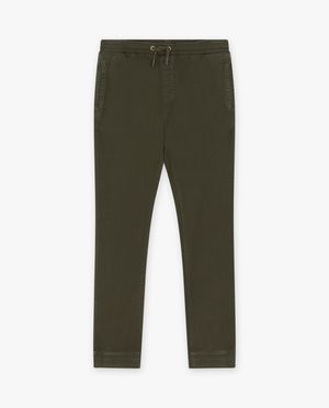 Pantalons - Pantalon vert fonc&eacute;, slim fit