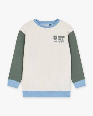 T-shirts - Sweat avec une inscription en relief