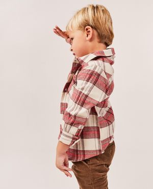 Hemden - Flanellen hemd met ruiten, 2-7 jaar