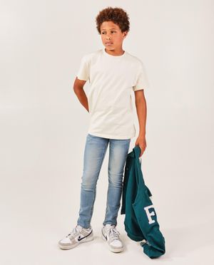 Jeans - Jeans slim fit bleu, 7-14&nbsp;ans
