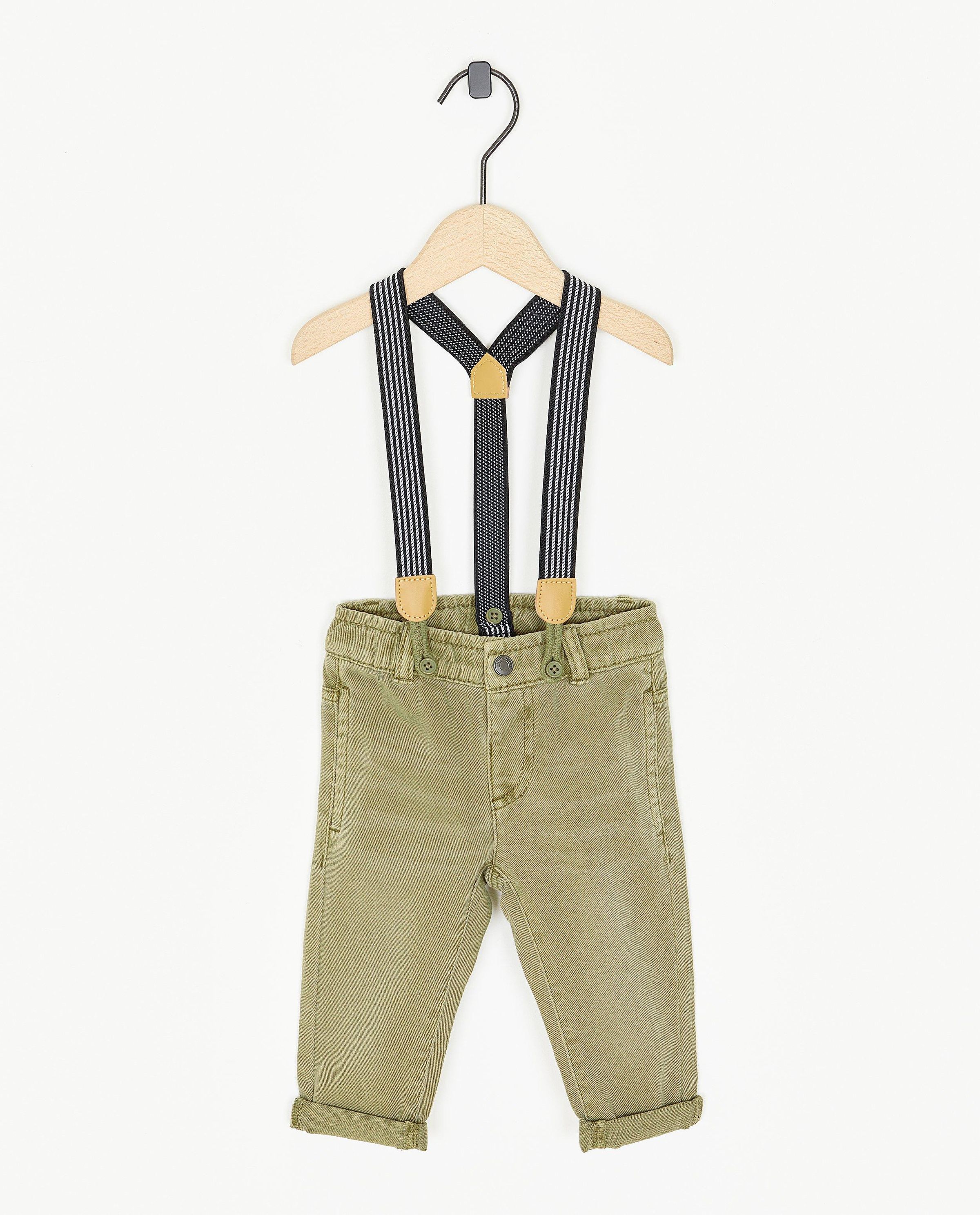 Pantalon &agrave; bretelles - Cuddles and Smiles