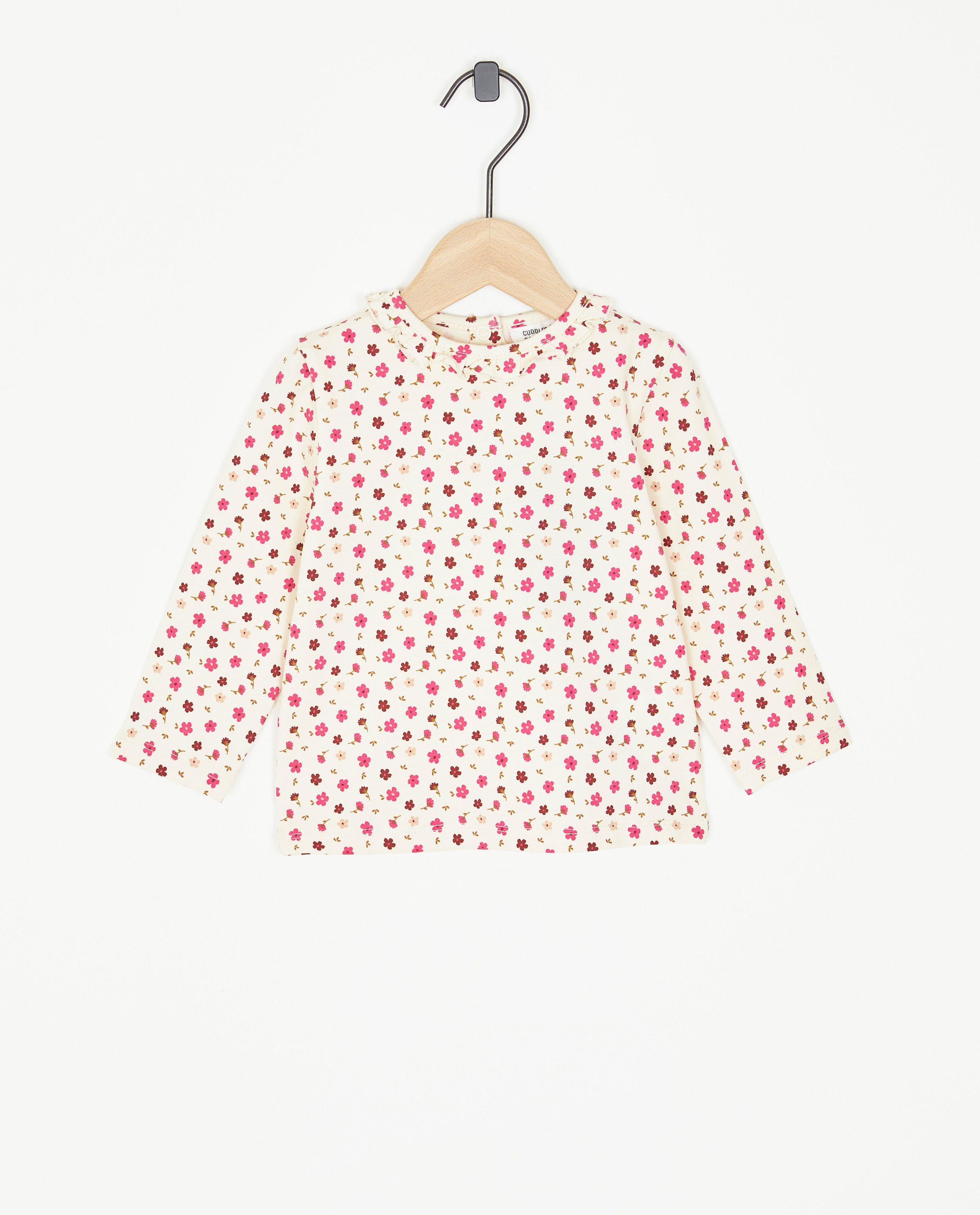 Longsleeve met bloemenprint - Cuddles and Smiles