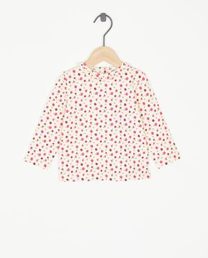 Longsleeve met bloemenprint - Cuddles and Smiles