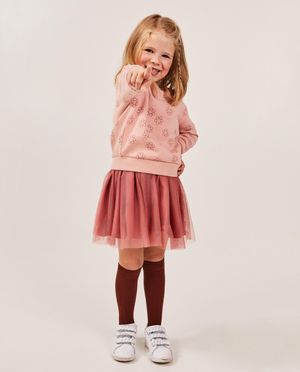 Rokken - Lichtroze rok met tule