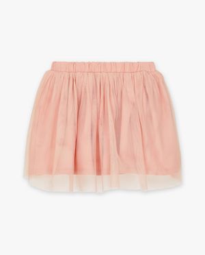 Jupes - Jupe rose clair avec du tulle