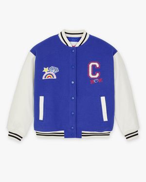 Poncho's en teddy's - Unisex baseball vest met borduursels, 4-14 jaar