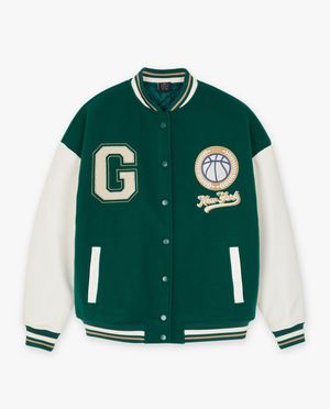 Poncho's en teddy's - Groen baseball vest