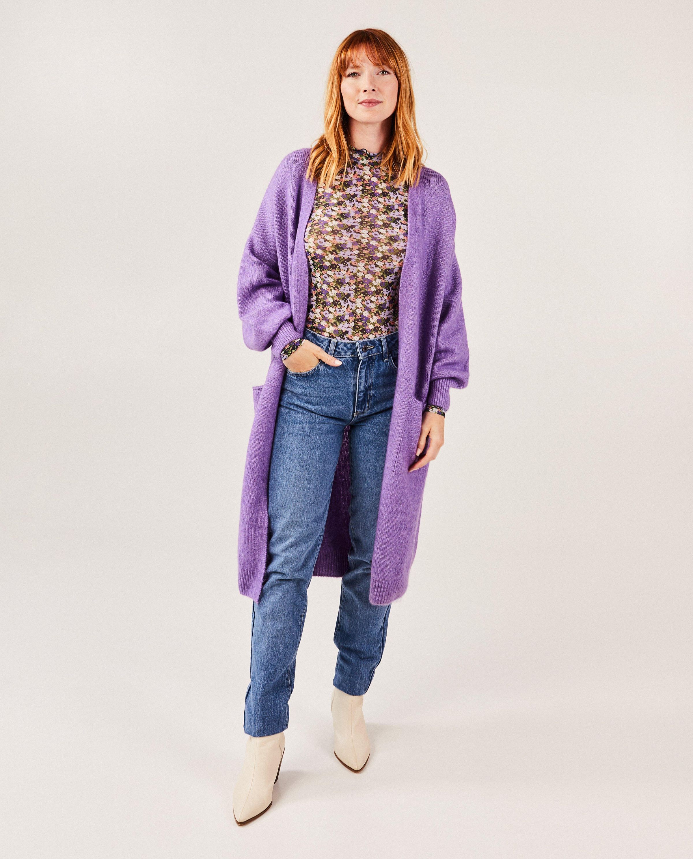 Blauwe broek, mom fit - Sora