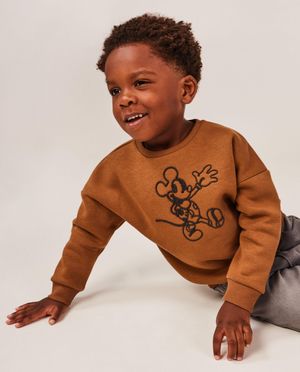 Sweats - Sweat brod&eacute; Mickey, 2-7 jaar