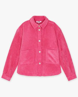 Hemden - Roze vest van ribfluweel